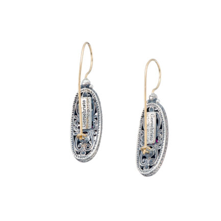 Mediterranean Earrings in k18 Gold and Sterling Silver