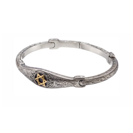 Star of David Bracelet in k18 Gold K18 and Silver 6435