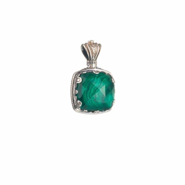 Square Color Pendant in Sterling Silver 925 - Image 4