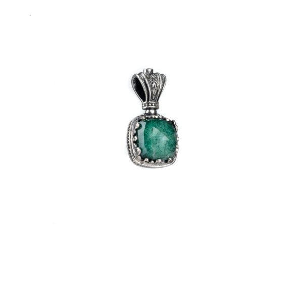 Square Color Pendant in Sterling Silver 925 - Image 4