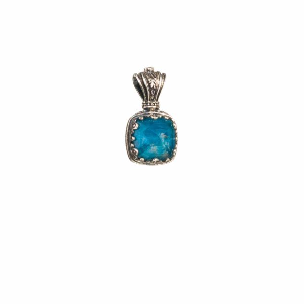 Square Color Pendant in Sterling Silver 925 - Image 2