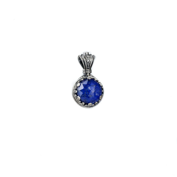 Round Color Pendant in Sterling Silver 925 - Image 2