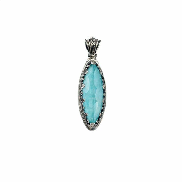 Navette Color Pendant in Sterling Silver 925 - Image 2