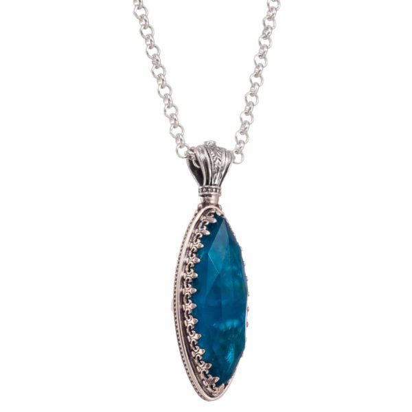 Navette Color Pendant in Sterling Silver 925 - Image 2