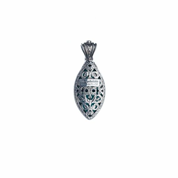 Navette Color Pendant in Sterling Silver 925 - Image 3