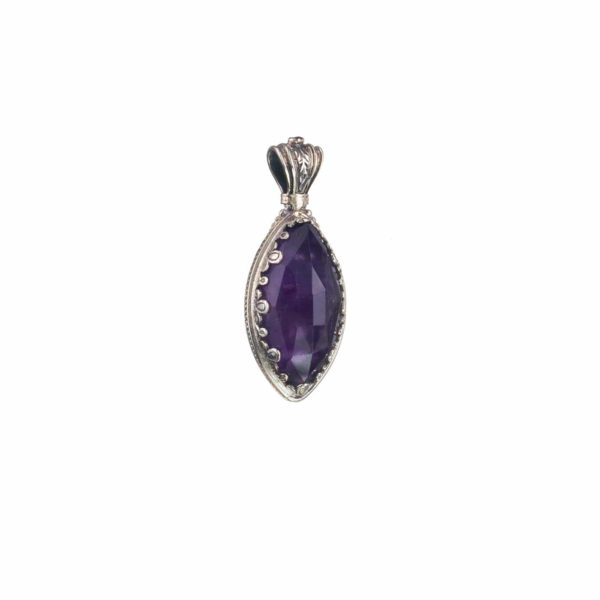 Navette Color Pendant in Sterling Silver 925 - Image 2