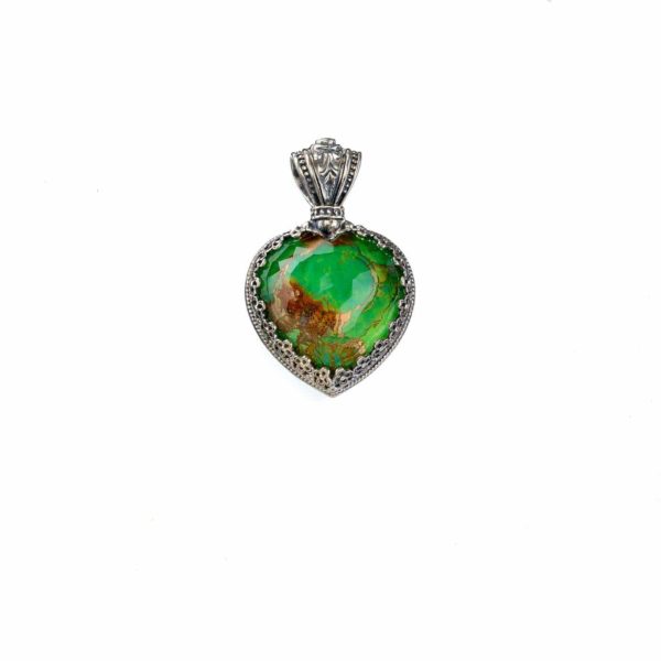 Heart Color Pendant in Sterling Silver 925 - Image 3