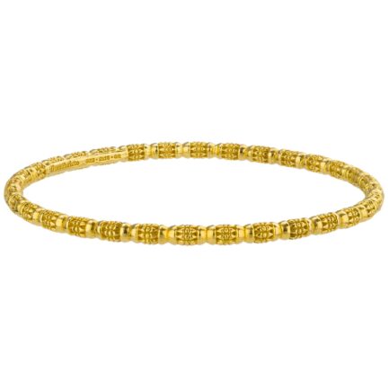 Bangle Bracelet 3mm in Gold plated Sterling Silver 6521