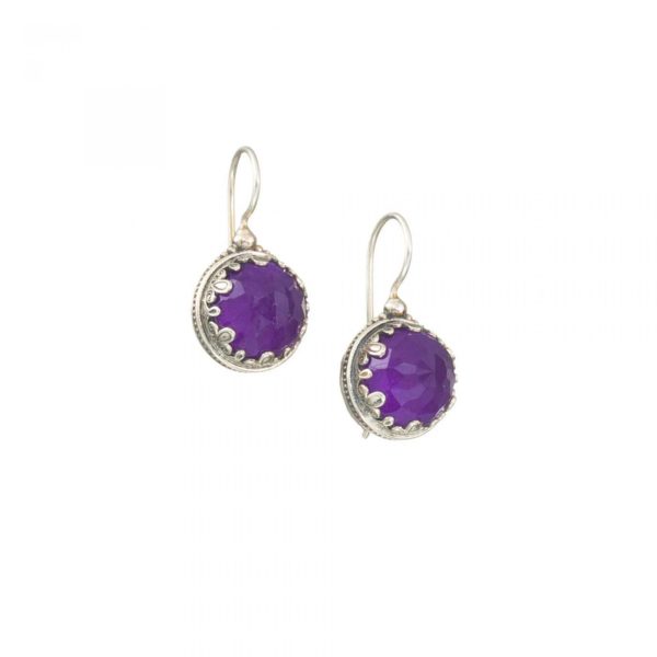 Colors Round Earrings in Sterling Silver 925 for Women’s - Image 2