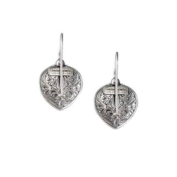 Heart Colors Earrings in Sterling Silver 925 for Women’s - Image 3