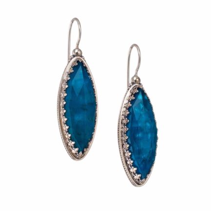 Colors Navette Earrings in Sterling Silver 925 for Women’s