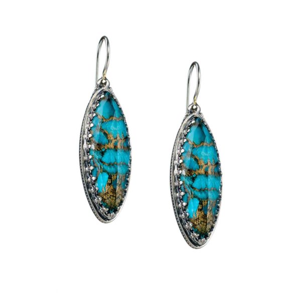 Colors Navette Earrings in Sterling Silver 925 for Women’s - Image 2