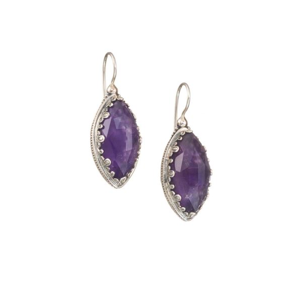 Colors Navette Earrings in Sterling Silver 925 for Women’s - Image 2