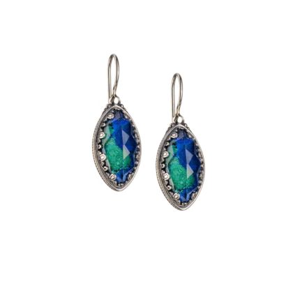 Colors Navette Earrings in Sterling Silver 925 for Women’s