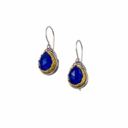 Colors Tear Small Earrings Sterling Silver 925 with Gold plated parts for Women’s
