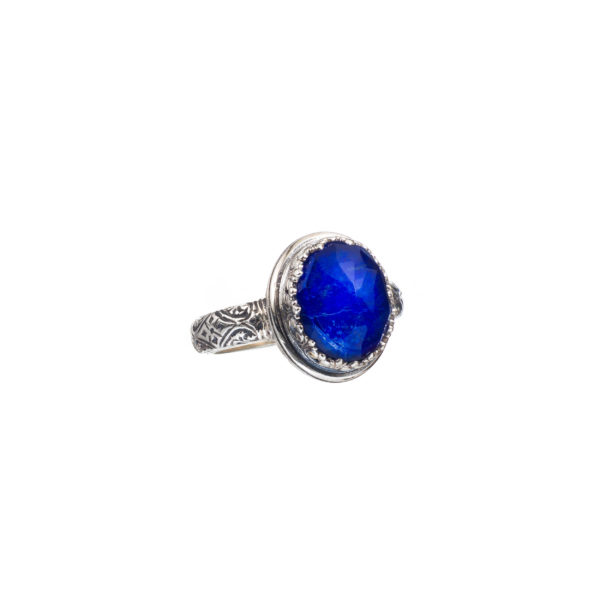 Color Oval Ring in Sterling Silver 925 - Image 2