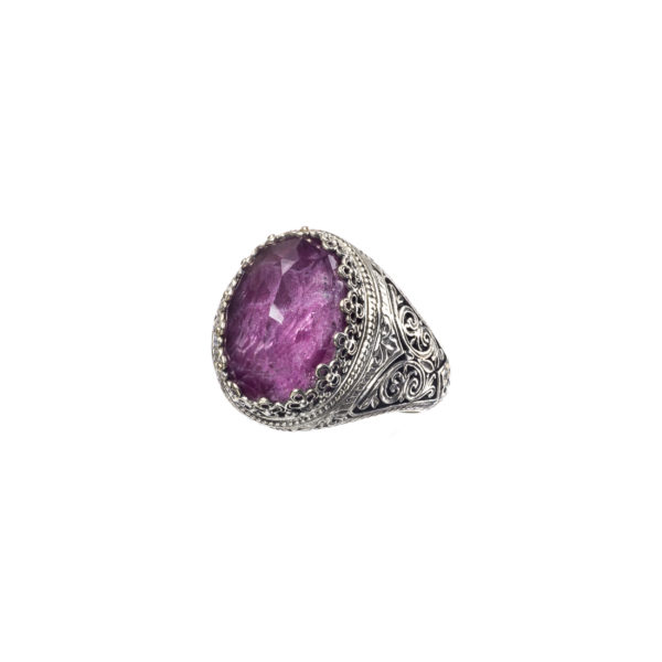 Oval Color Ring in Sterling Silver 925 - Image 4