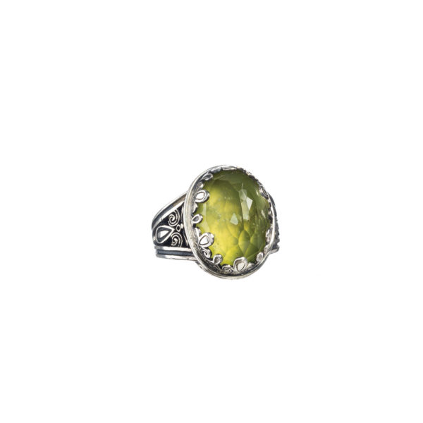 Oval Color Ring in Sterling Silver 925 - Image 4