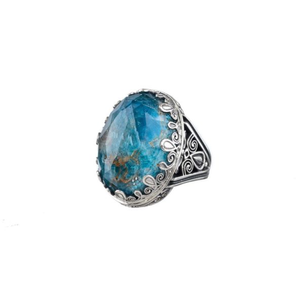 Oval Color Ring in Sterling Silver 925 - Image 5