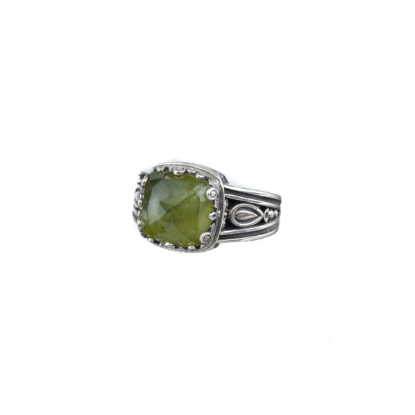 Color Square Ring in Sterling Silver 925 - Image 4