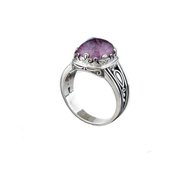 Color Square Ring in Sterling Silver 925 - Image 6