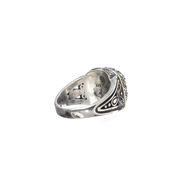 Color Square Ring in Sterling Silver 925 - Image 2