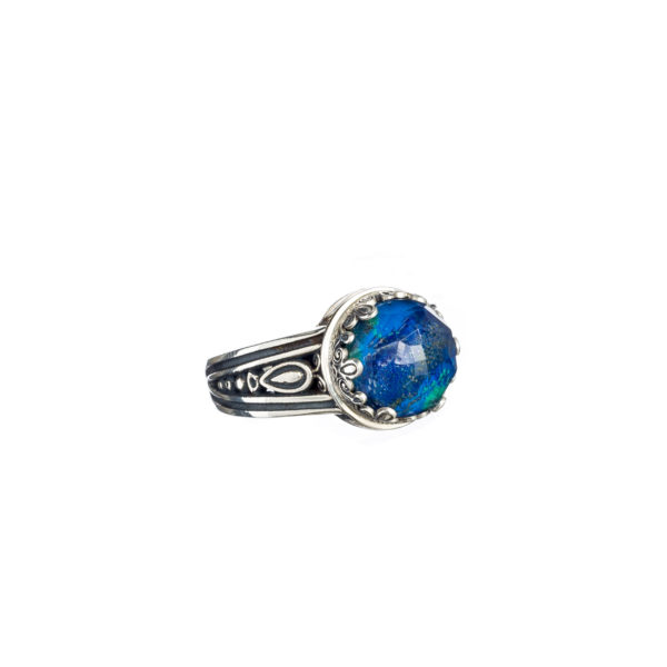 Color Round Ring in Sterling Silver 925 - Image 5