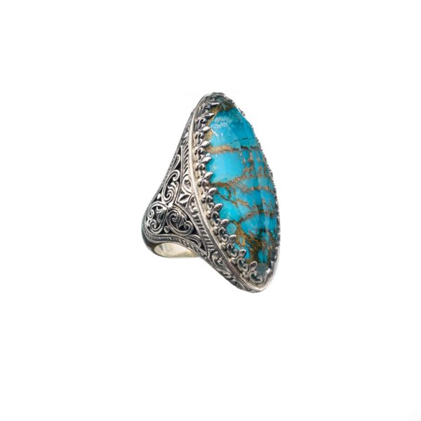 Color Navette Ring in Sterling Silver 925 - Image 3