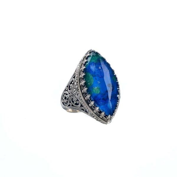 Color Navette Ring in Sterling Silver 925 - Image 2