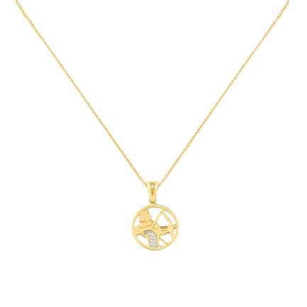 Sagittarius Zodiac Gold sign Necklace Charms k14