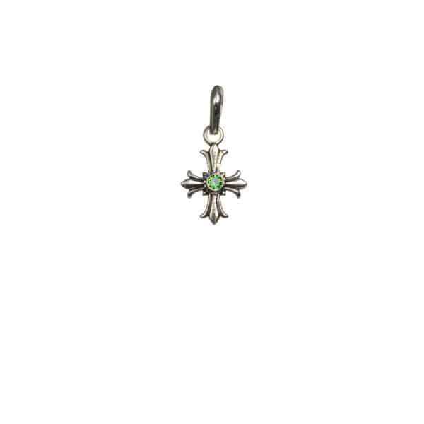 Byzantine Cross Pendant 18k Yellow Gold and Sterling Silver 925 - Image 2