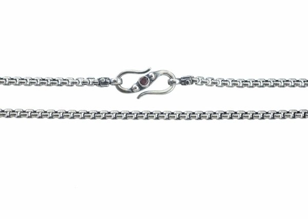 Box Chain Sterling Silver 925 3.7mm - Image 2