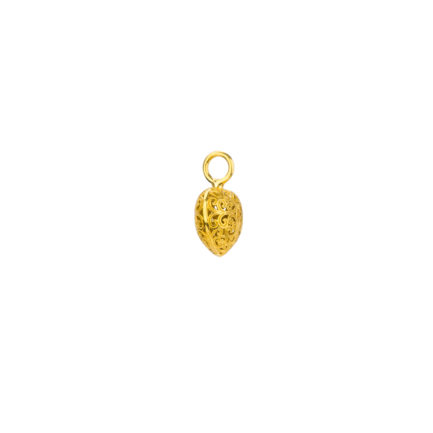 Tiny Heart Pendant in Gold plated silver 925