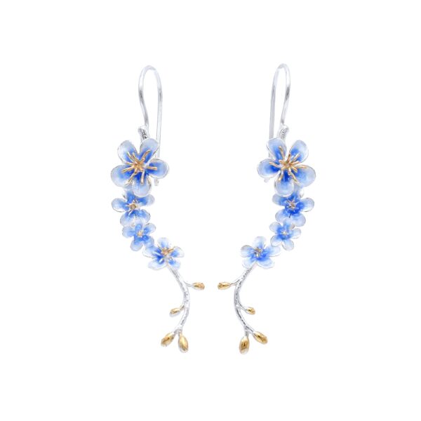 Cherry Blossom Dangle Earrings