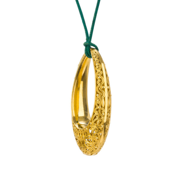 New Era Filigree Necklace in Gold plated silver 925
