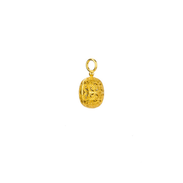 Cushion Pendant in Gold plated silver 925 - Image 2