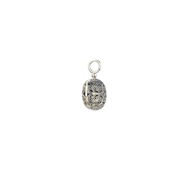 Cushion Pendant in oxidized silver 925 - Image 2