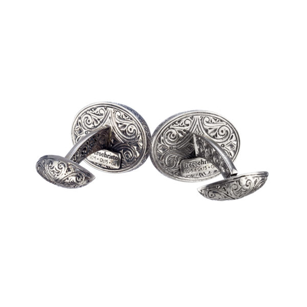 Athena the Great Ancient Coin Cufflinks in Sterling Silver 925 - Image 2