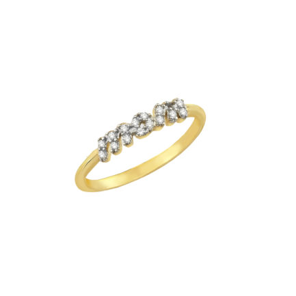 Gold Ring with Mom for Girls k14 Yellow Gold
