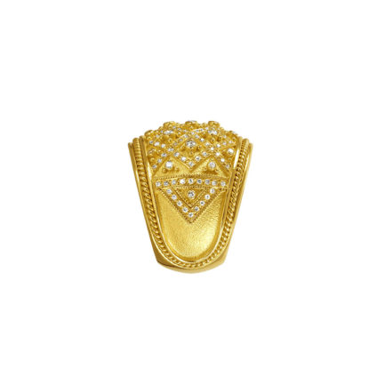 Diamond Imperial Ring in 18k Yellow Gold