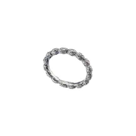 Band Ring in Sterling Silver 925
