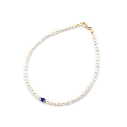 Freshwater Pearls 4-4.5mm Necklace and Bracelet Set in k14 Gold Clasp