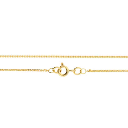 Spiga Chain 14k Yellow Gold 0.8mm