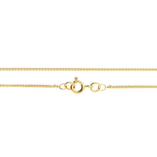 Spiga Chain 14k Yellow Gold 0.8mm - Image 2