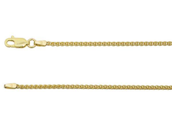 Spiga Chain 14k Yellow Gold 1.7mm - Image 2