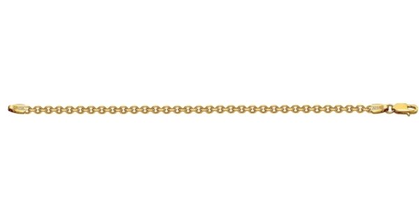 Diamond Cut Rolo Chain 14k Gold 1.5mm - Image 2