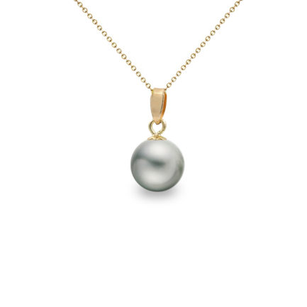 Set Akoya Pearls Japan 7.5-8mm AAAA Gray Round 14k Gold