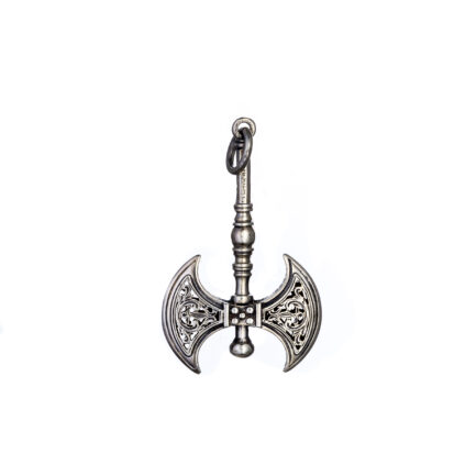 Minoan Double Axe Men’s Pendant in Sterling silver 925