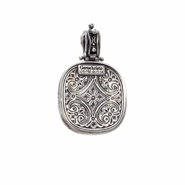 Signet Mother of Pearl Pendant in Sterling silver 925 - Image 3