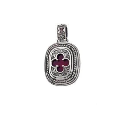 Lucky Clover Four Leaf Pendant in Sterling silver 925